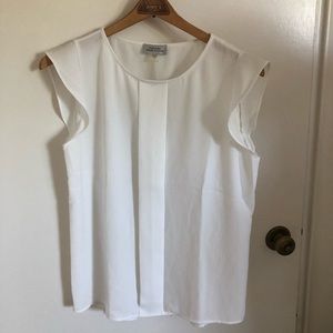 Tahari white shirt
